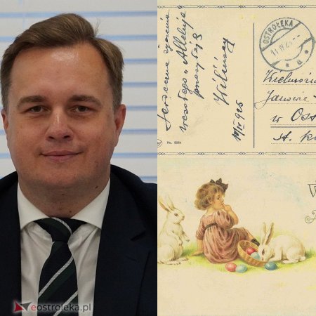 Niezwykła kartka świąteczna sprzed 101 lat. Wysłana z Ostrołęki w 1925 roku