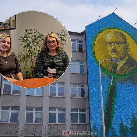 Adam Chętnik na muralu. Dyrekcja ZSZ 4: "Ładnie nam się wszystko ułożyło!" [WIDEO]