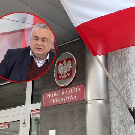 Prezes TV Republika zeznawał w prokuraturze w Ostrołęce. "Piękne miasto!" [WIDEO]