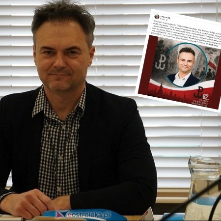 Radny z własnym zdjęciem na grafice o Powstaniu Warszawskim. Były prezydent oburzony