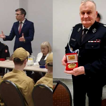 Poseł Grabowski wręczył medal sejmowy zasłużonemu prezesowi OSP [ZDJĘCIA]