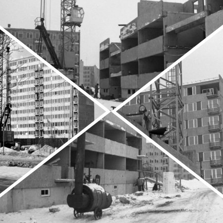 Ostrołęka pod koniec lat 70. XX wieku. Intensywna rozbudowa miasta. Zobacz unikalne zdjęcia