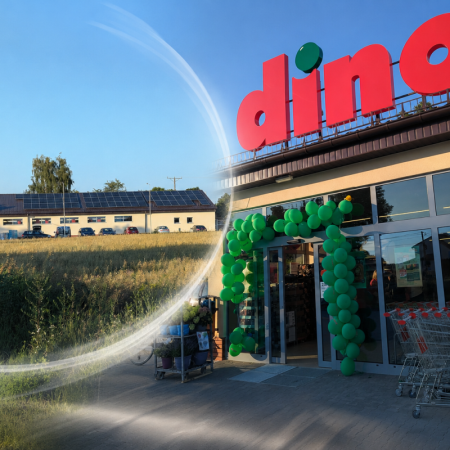 Nowe Dino pod Ostrołęką już otwarte. Pierwsi klienci zrobili zakupy [ZDJĘCIA]