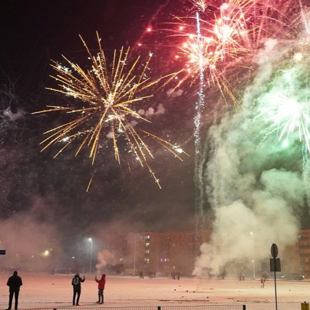 Ostrołęka powitała Nowy Rok 2026 [WIDEO, ZDJĘCIA]
