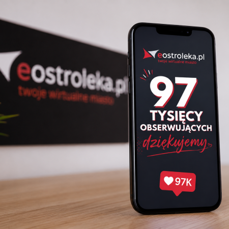 eOstrołęka regionalnym liderem w social media. Już ponad 97 tysięcy obserwujących na Facebooku