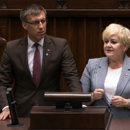 Ostre starcie w Sejmie. Poseł Grabowski kontra już znana posłanka KO. "Nieład!"