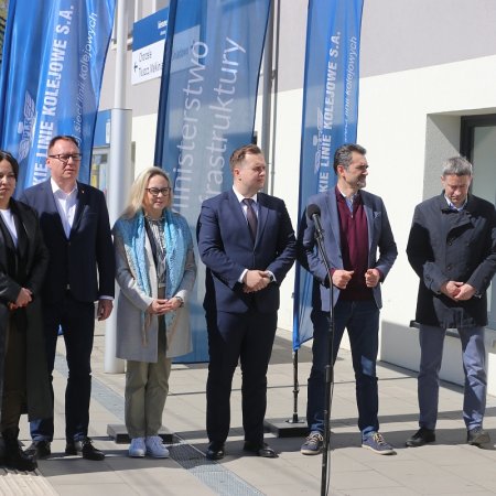 Wiceminister infrastruktury w Ostrołęce. Padły konkrety o inwestycjach na kolei [WIDEO, ZDJĘCIA]