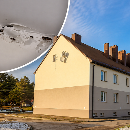 Insekty w bloku w Ostrołęce! Ratusz zabiera głos w sprawie interwencji mieszkańców [WIDEO, ZDJĘCIA]
