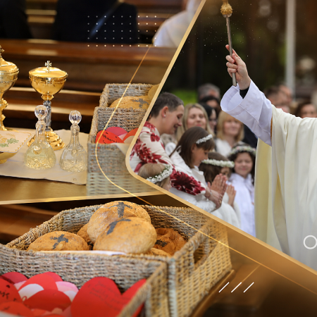 Wyjątkowa uroczystość w kościele Zbawiciela Świata. Dzieci po raz pierwszy przyjęły Eucharystię [WIDEO, ZDJĘCIA]