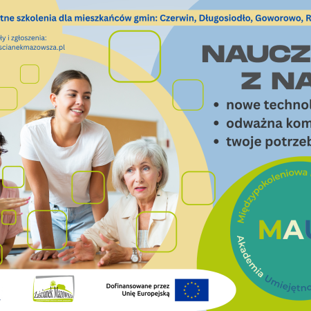 Bezpłatne szkolenia - nowe technologie, odważna komunikacja, twoje potrzeby.