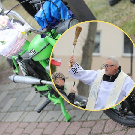 Moc, wiara i tradycja. Zobacz, jak wyglądała tegoroczna Motoświęconka w Kadzidle [WIDEO, ZDJĘCIA]