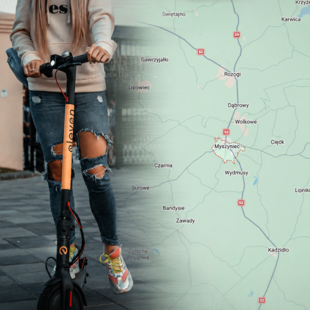 Dwie nastolatki na jednej hulajnodze. Wypadek w Myszyńcu