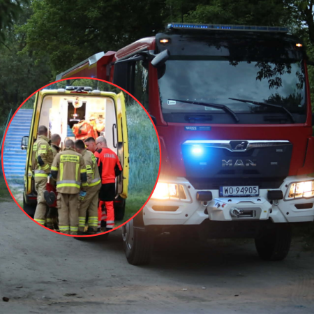 Wędkarska wyprawa zakończyła się dramatem. Akcja ratunkowa nad Narwią w Ostrołęce [WIDEO, ZDJĘCIA]