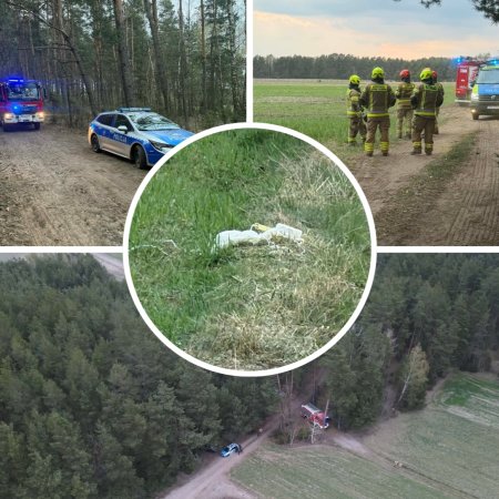 Tajemniczy obiekt spadł pod Ostrołęką. Służby w akcji [WIDEO, ZDJĘCIA]