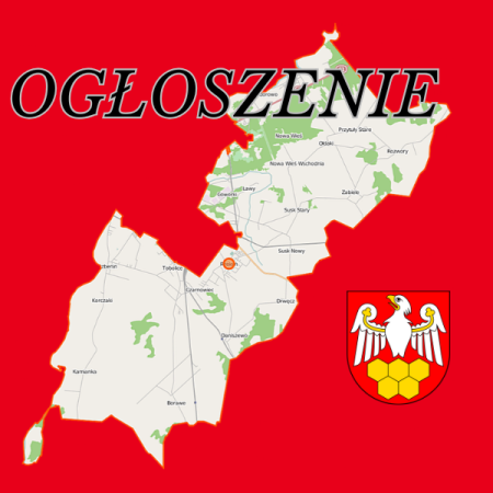 OGŁOSZENIE Wójt Gminy Rzekuń