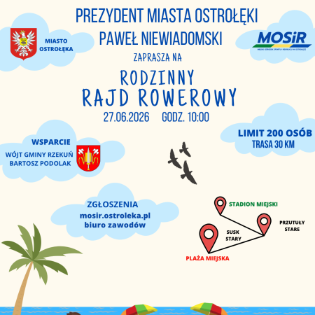 Rodzinny Rajd Rowerowy na powitanie lata 2026
