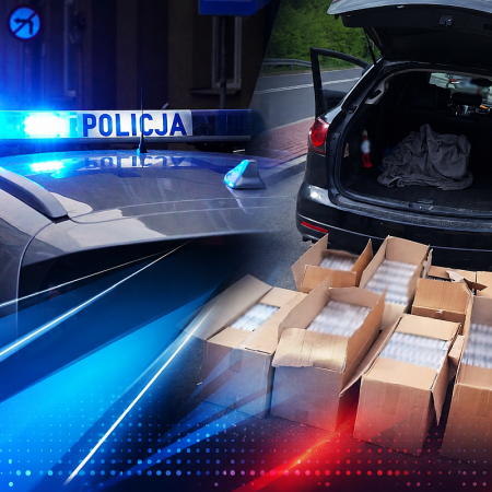 Wpadli z nielegalnym towarem. Policjanci ujawnili ogromny przemyt papierosów