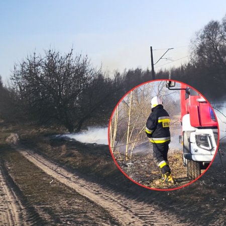 Groźna seria pożarów pod Ostrołęką. Wiatr potęgował zagrożenie! [WIDEO]