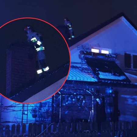 Noworoczna interwencja strażaków w gminie Goworowo. Co wydarzyło się w Wólce Kunińskiej? [ZDJĘCIA]