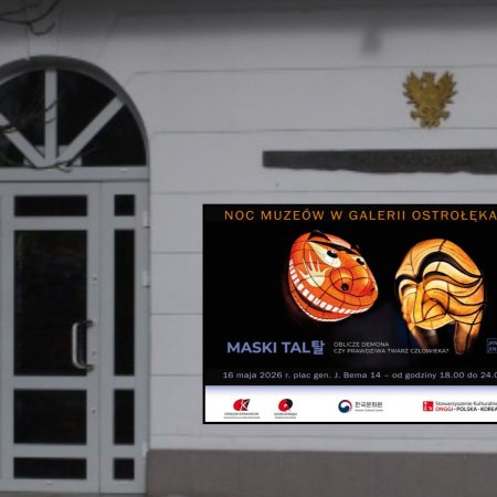 Noc Muzeów w Galerii Ostrołęka: Koreańskie maski i warsztaty dla mieszkańców
