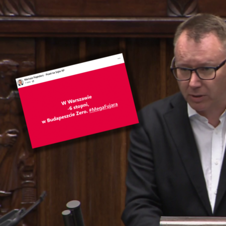 Popielarz:&nbsp;&nbsp;W Warszawie -6 stopni, w Budapeszcie Zero. "Mega fujara"