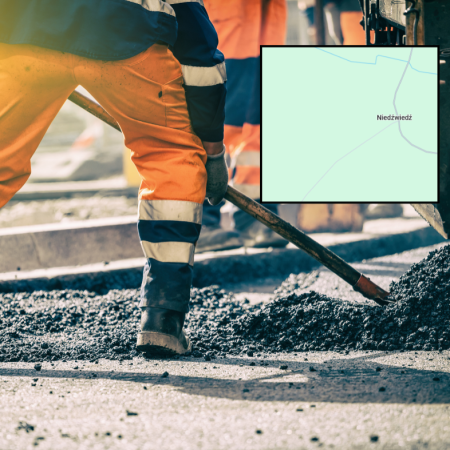 Gmina Myszyniec remontuje drogę Niedźwiedź-Zawodzie. Ponad 3,4 kilometra nowej nawierzchni