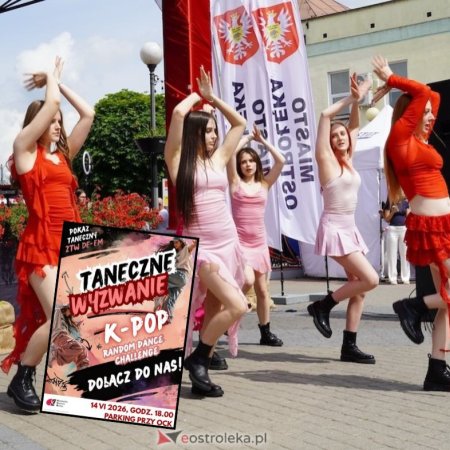Taneczne wyzwanie w klimacie K-pop. Wyjątkowe widowisko przed Ostrołęckim Centrum Kultury!