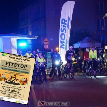 Wieczorny pitstop dla rowerzystów. Ostrołęka kończy walkę o tytuł rowerowej stolicy!