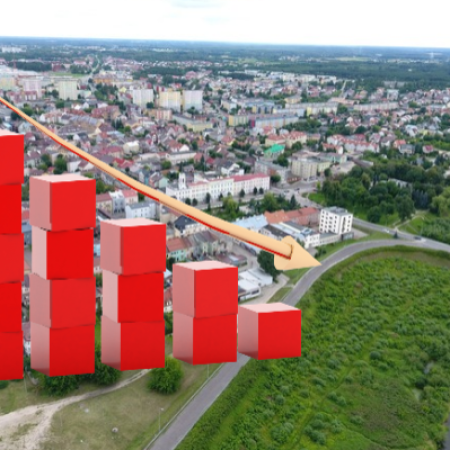 Ostrołęka: Spadek ludności, wyższe bezrobocie i spowolnienie mieszkaniowe. Jest nowy raport GUS