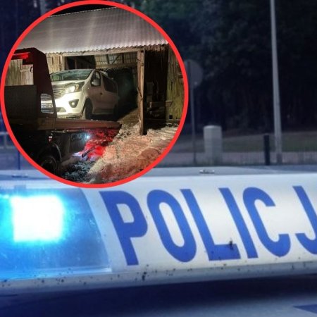 Chciał wyłudzić odszkodowanie, auto schował w stodole pod Ostrołęką!