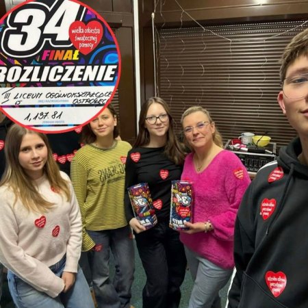 Wielkie serca w III LO! Ponad 1000 złotych dla WOŚP [ZDJĘCIA]