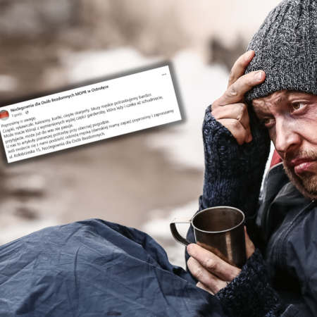 Noclegownia w Ostrołęce apeluje o ciepłą odzież dla bezdomnych mężczyzn
