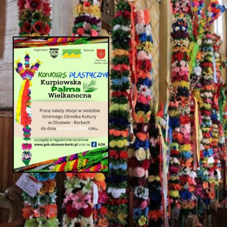 Konkurs plastyczny „Kurpiowska Palma Wielkanocna” dla mieszkańców naszego powiatu!