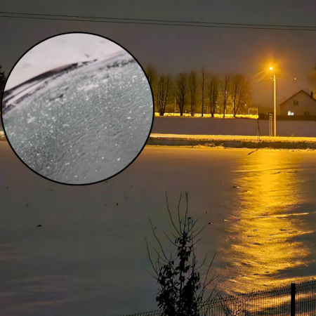 Gołoledź paraliżuje Ostrołękę i powiat. Kolejny alert RCB. "Jeśli możesz, zostań w domu"