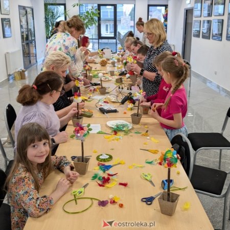 Wielkanocne warsztaty w GOK-u w Olszewie-Borkach [ZDJĘCIA, WIDEO]