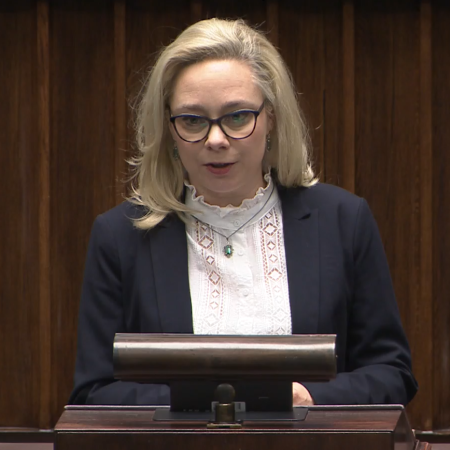 Cwalina-Śliwowska: Ja jestem daleka od tego, żeby komukolwiek układać życie [WIDEO]