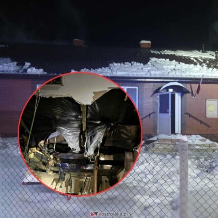 Pożar świetlicy w Ratajach. Straty sięgają 100 tysięcy złotych. Strażacy wskazują przyczynę [WIDEO, ZDJĘCIA]