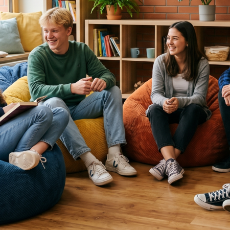 Wygodne pufy i strefy relaksu. Uczniowie zdecydowali, na co wydadzą pieniądze!