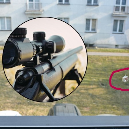 Groza na osiedlu: Pijany 52-latek strzelał w okna mieszkań i klatki schodowe!