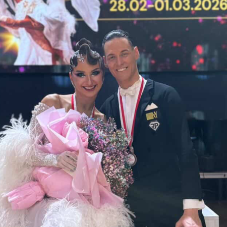 Historyczny sukces ostrołęckiego tańca! Aleksandra Kucharska i Paweł Subczyński z medalem Mistrzostw Polski