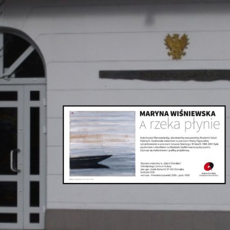 „A rzeka płynie” - wystawa malarstwa Maryny Wiśniewskiej w Galerii Ostrołęka