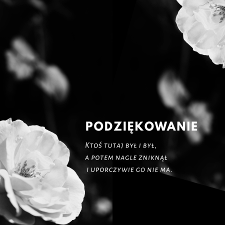 Podziękowania za udział w ostatnim pożegnaniu Ś.P. Zenona Woźniaka