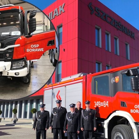 Nowy wóz strażacki dla OSP Borawe [ZDJĘCIA]
