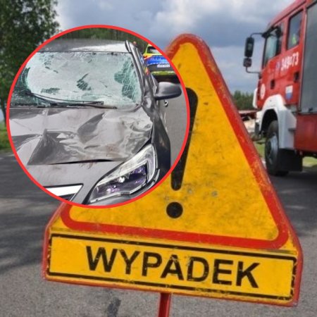 Sekundy od tragedii pod Ostrołęką. Kierowca nie miał czasu na reakcję!