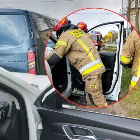 Wypadek na Warszawskiej: 40-latka uderzyła w tył busa [ZDJĘCIA]