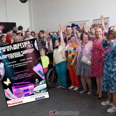Neonowe Skrzydła. Bal w rytmie lat 80. dla podopiecznych WTZ „Motylki”