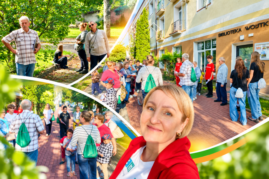 Odkrywali historię ostrołęckich Wojciechowic. Spacer z biblioteką i zabawa w bingo [ZDJĘCIA]