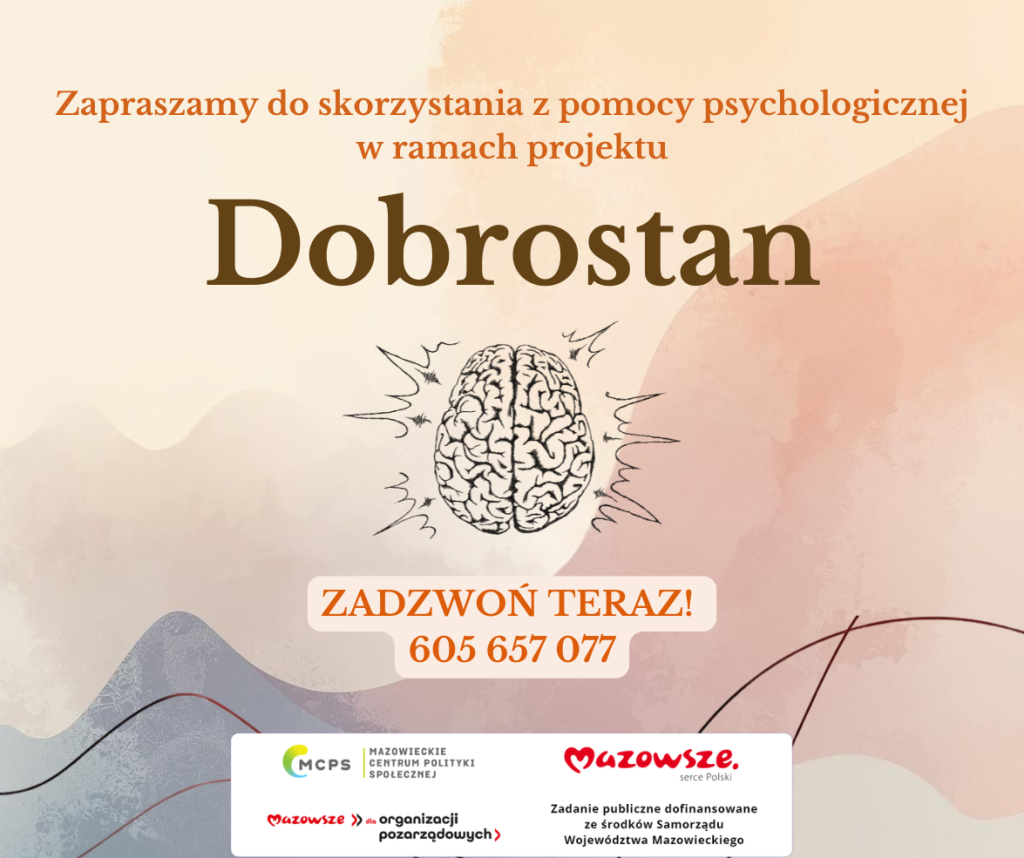 Zadbaj o zdrowie psychiczne – skorzystaj z projektu Dobrostan