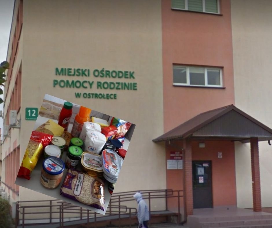 Wsparcie żywnościowe dla mieszkańców Ostrołęki. MOPR ogłasza nabór do programu
