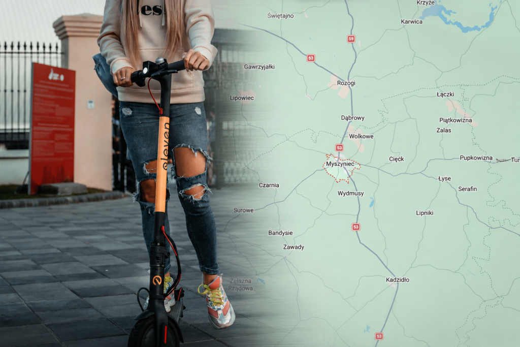 Dwie nastolatki na jednej hulajnodze. Wypadek w Myszyńcu